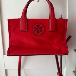 Tory Burch Mini Ella Crossbody Red